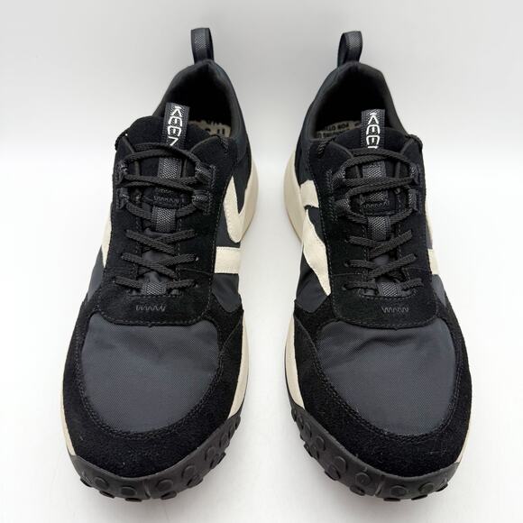 Keen Mens KS86 Retro Sneakers US 13 EU 47 Black Suede Athletic EUC